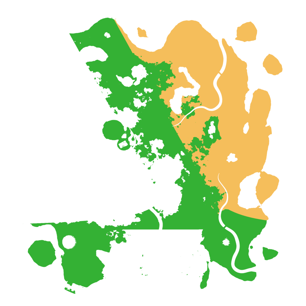 Biome Rust Map: Procedural Map, Size: 4000, Seed: 485551449