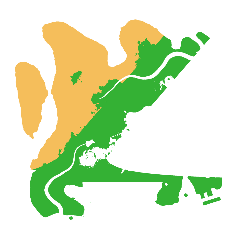 Biome Rust Map: Procedural Map, Size: 2700, Seed: 808654996