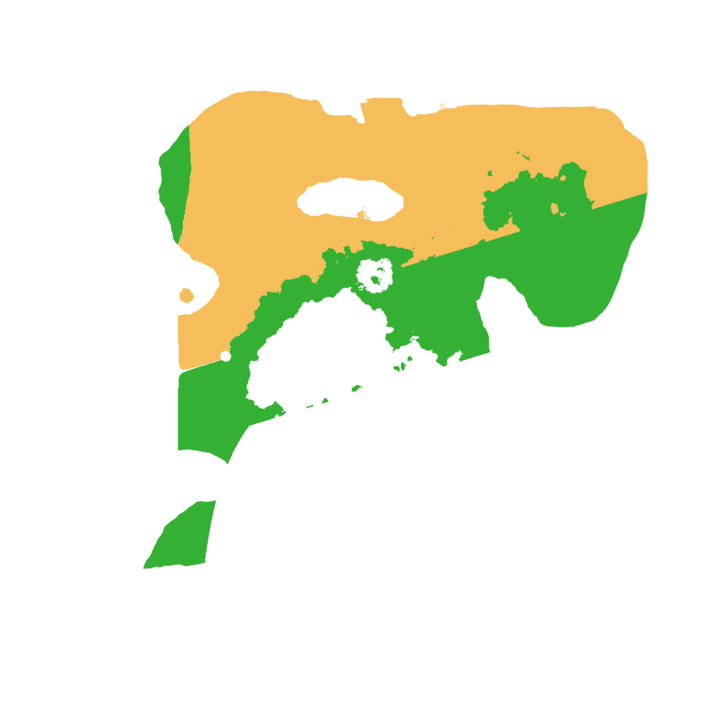 Biome Rust Map: Procedural Map, Size: 2000, Seed: 543794915