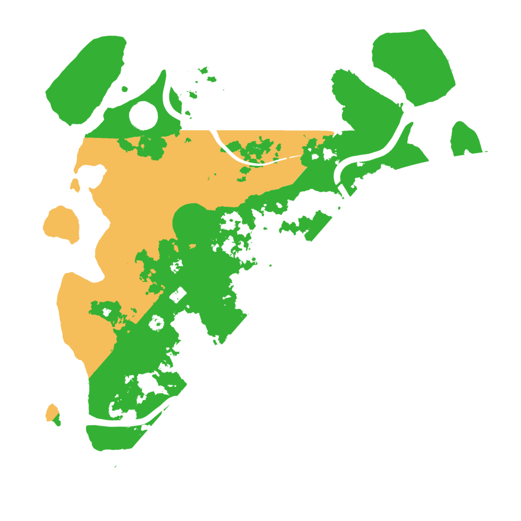 Biome Rust Map: Procedural Map, Size: 3500, Seed: 462231116