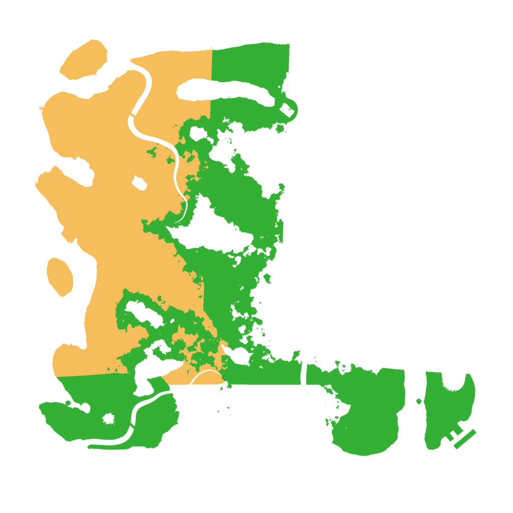 Biome Rust Map: Procedural Map, Size: 4000, Seed: 584930