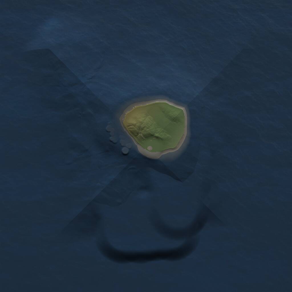 Rust Map: Procedural Map, Size: 1000, Seed: 1045100732, 1 Monuments