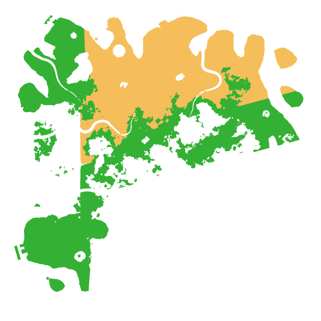 Biome Rust Map: Procedural Map, Size: 4500, Seed: 46992