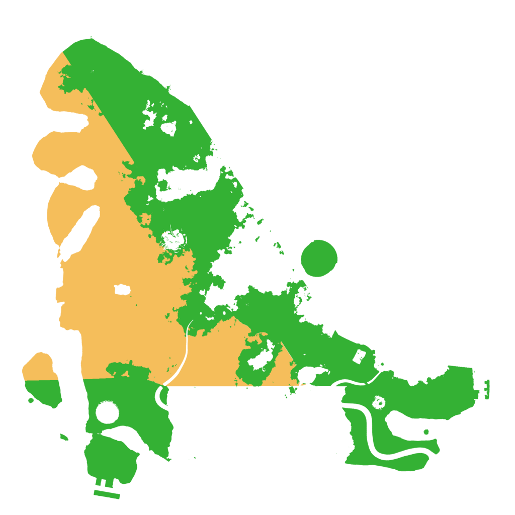 Biome Rust Map: Procedural Map, Size: 4000, Seed: 1200651643