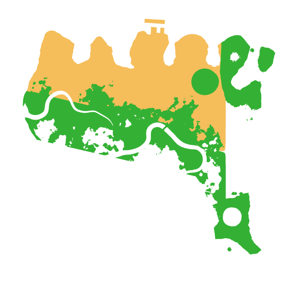 Biome Rust Map: Procedural Map, Size: 3000, Seed: 864528