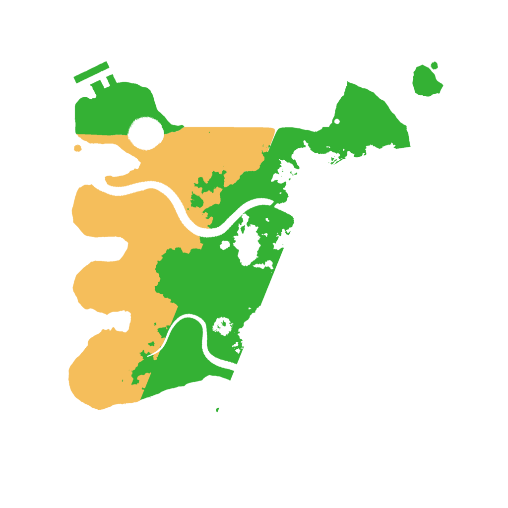 Biome Rust Map: Procedural Map, Size: 2800, Seed: 887361041