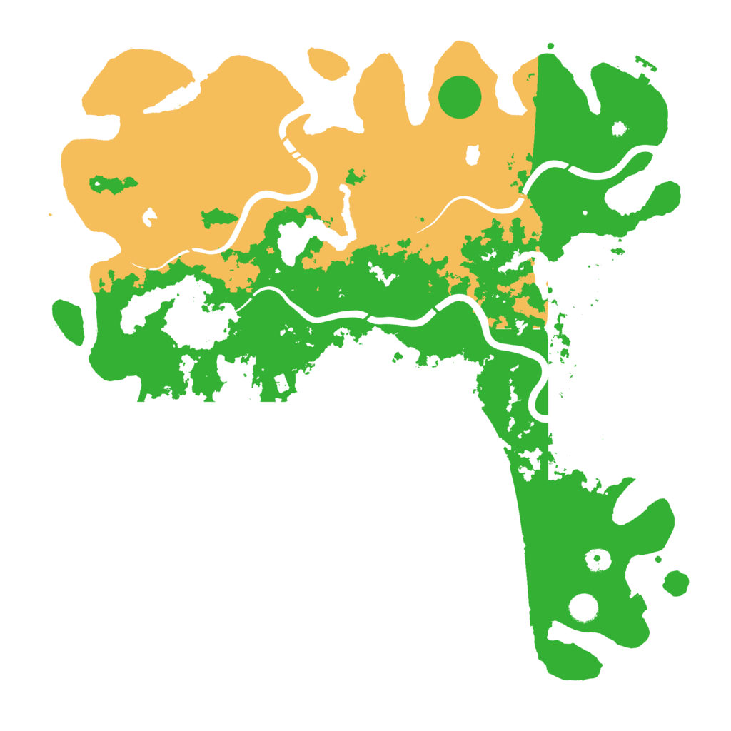 Biome Rust Map: Procedural Map, Size: 4500, Seed: 1242805966