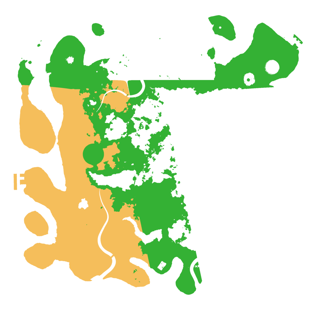 Biome Rust Map: Procedural Map, Size: 4000, Seed: 1328036153