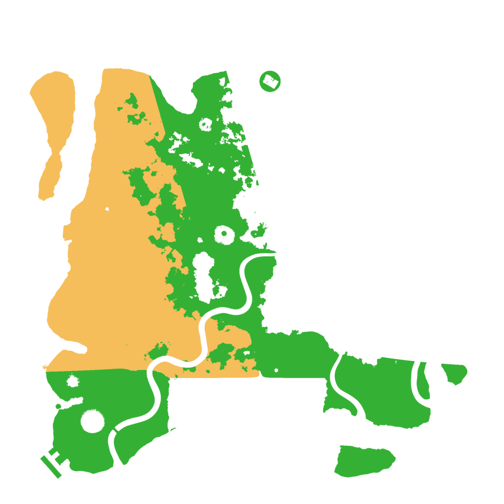 Biome Rust Map: Procedural Map, Size: 3800, Seed: 160826