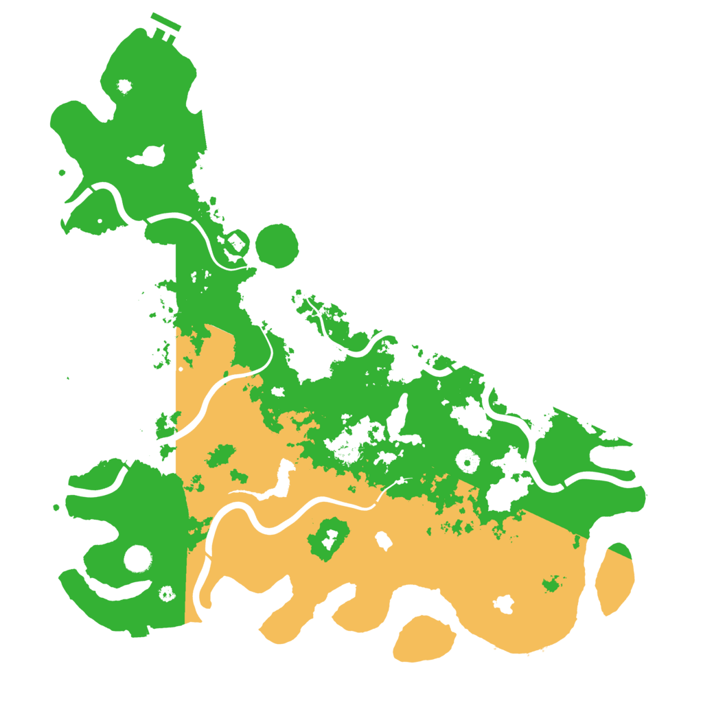 Biome Rust Map: Procedural Map, Size: 4500, Seed: 1325586999