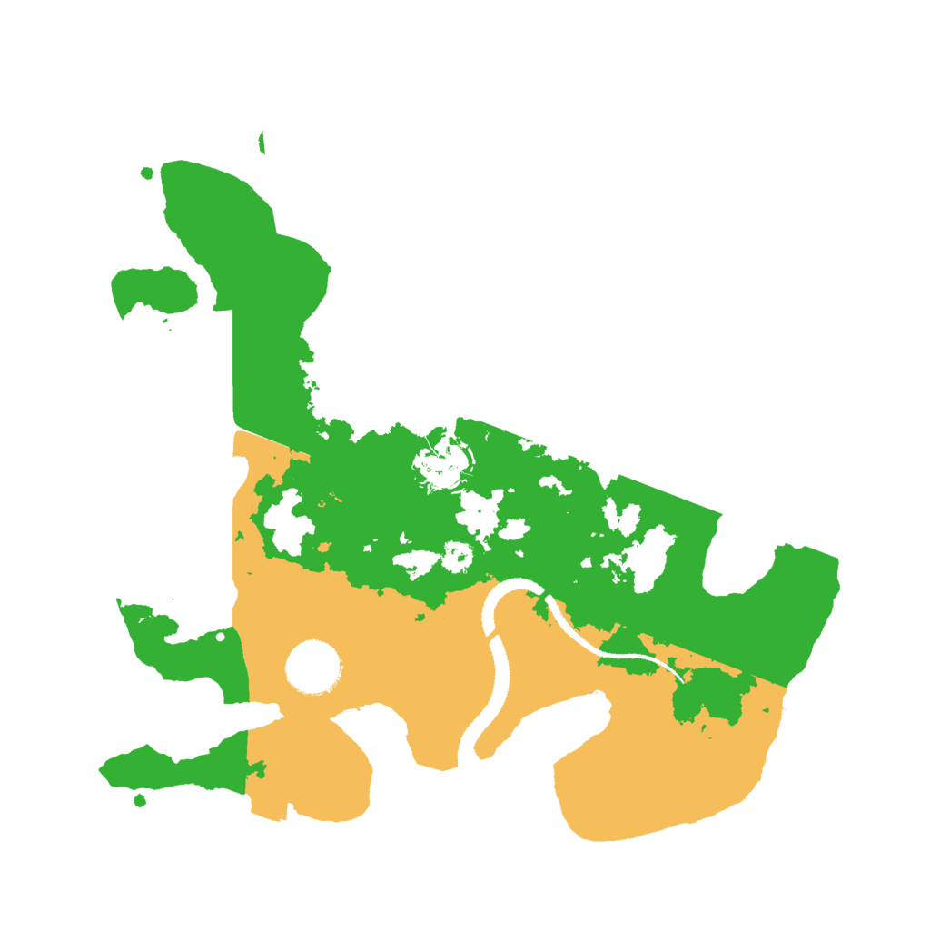 Biome Rust Map: Procedural Map, Size: 3000, Seed: 218910230