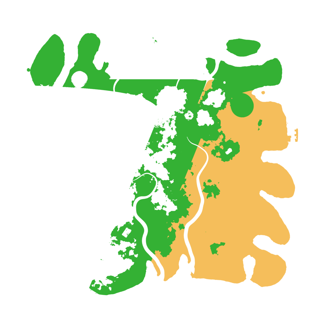 Biome Rust Map: Procedural Map, Size: 3670, Seed: 12345