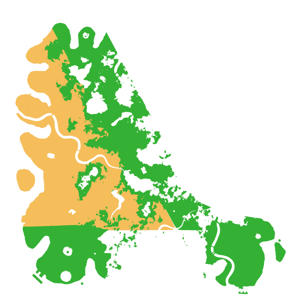 Biome Rust Map: Procedural Map, Size: 5000, Seed: 1268862775