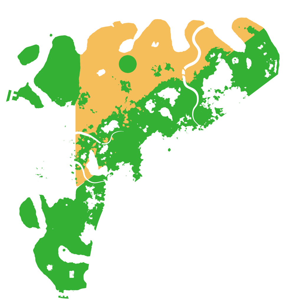 Biome Rust Map: Procedural Map, Size: 4500, Seed: 1629488886