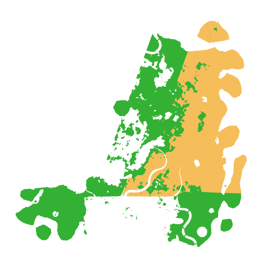 Biome Rust Map: Procedural Map, Size: 4500, Seed: 408019925