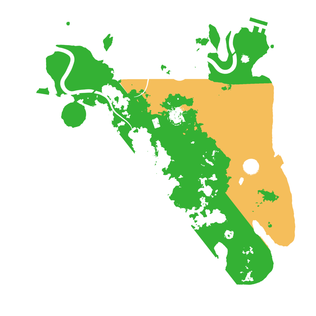 Biome Rust Map: Procedural Map, Size: 3500, Seed: 18873