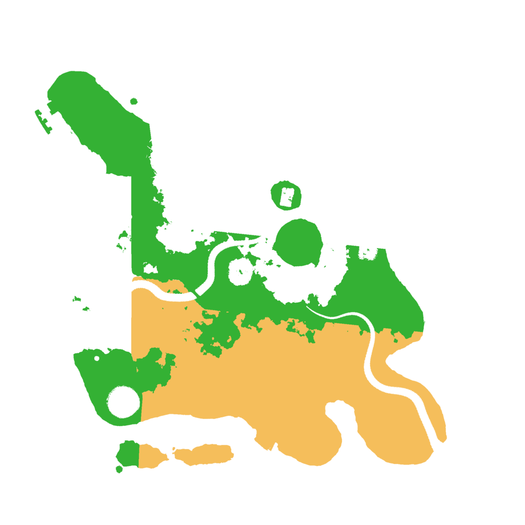 Biome Rust Map: Procedural Map, Size: 3000, Seed: 64697164