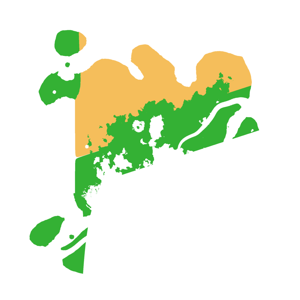 Biome Rust Map: Procedural Map, Size: 2500, Seed: 1878234