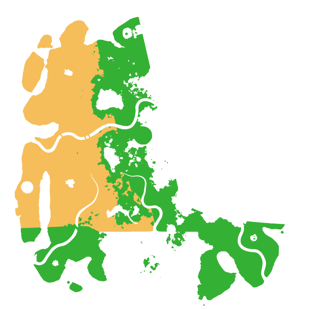 Biome Rust Map: Procedural Map, Size: 4500, Seed: 10474