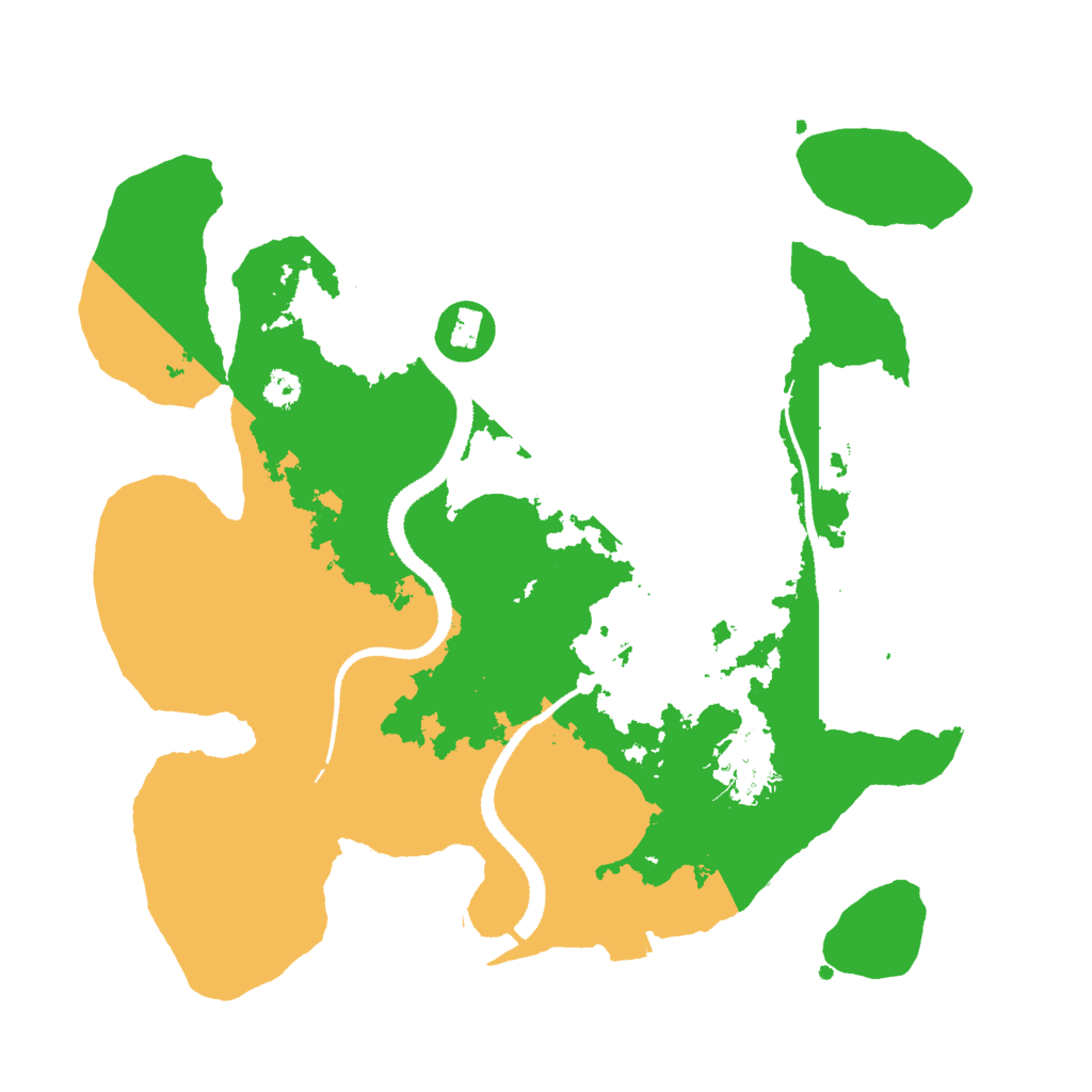 Biome Rust Map: Procedural Map, Size: 3000, Seed: 61306525