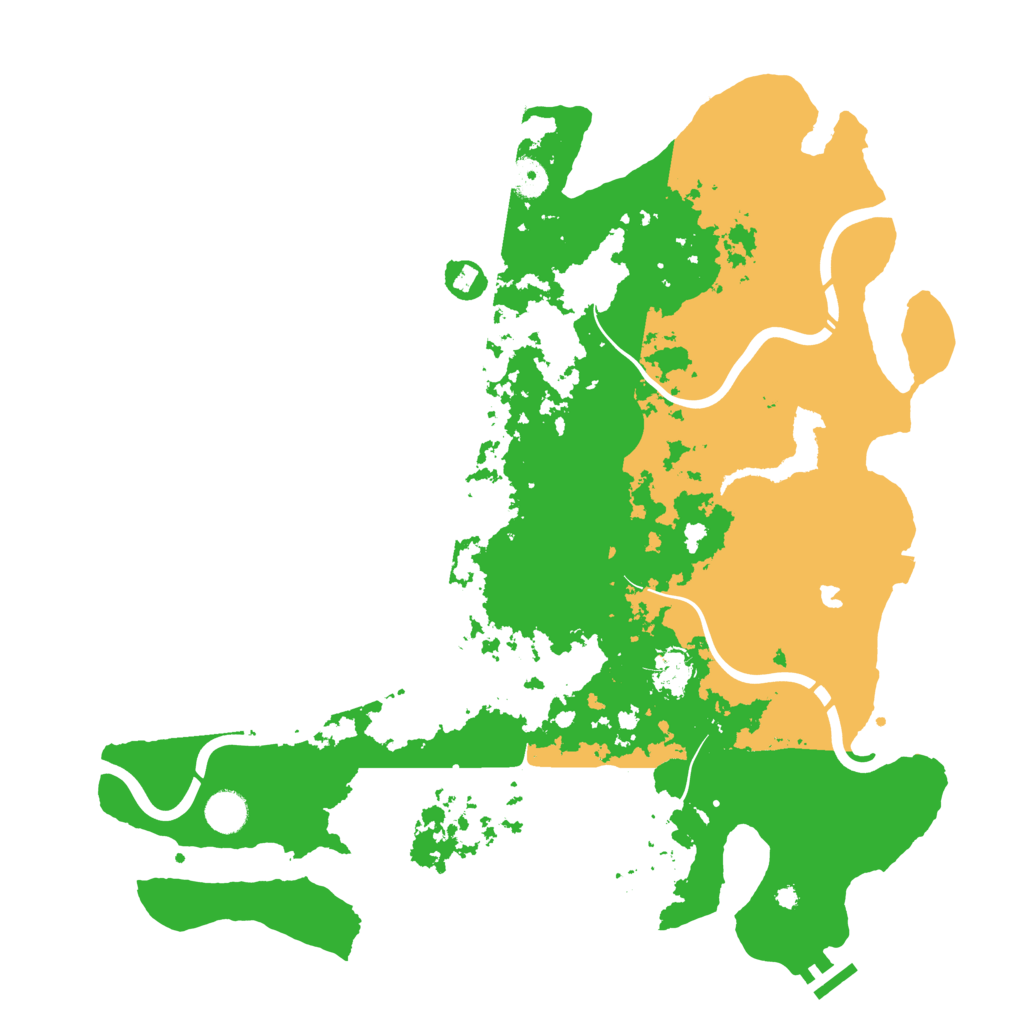 Biome Rust Map: Procedural Map, Size: 4250, Seed: 1551051145
