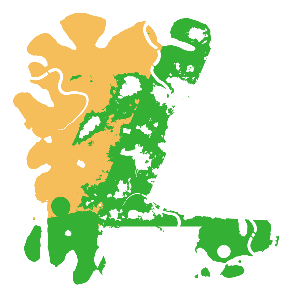 Biome Rust Map: Procedural Map, Size: 4250, Seed: 1455357752