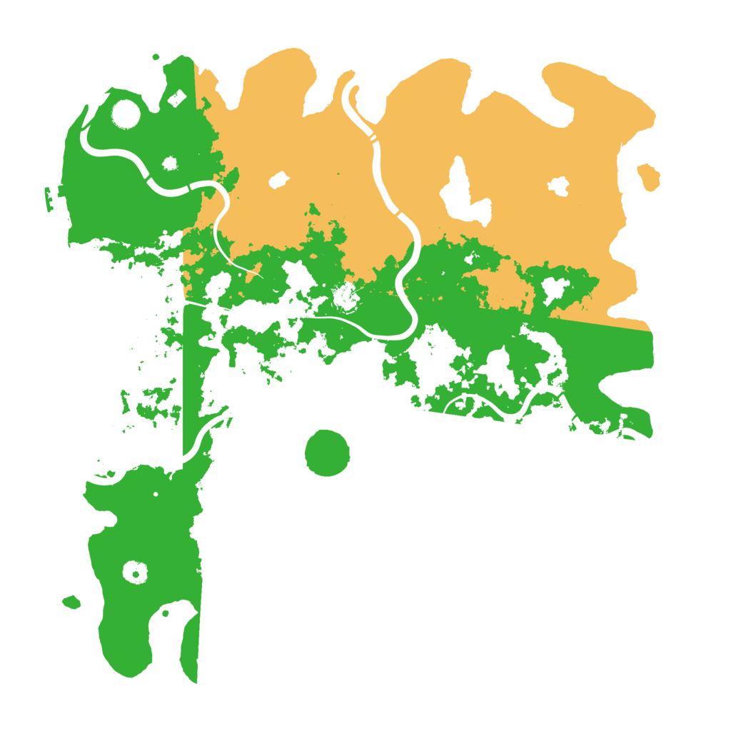 Biome Rust Map: Procedural Map, Size: 4500, Seed: 610825805
