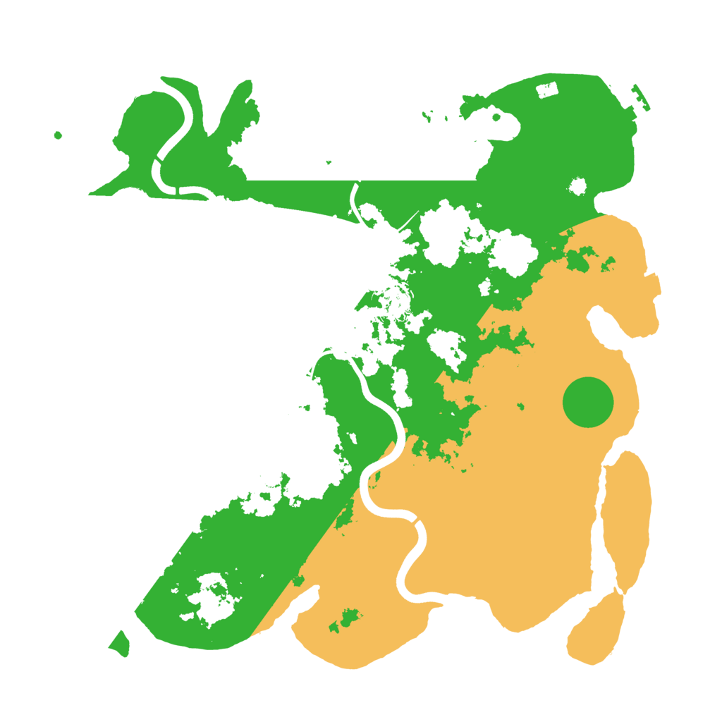 Biome Rust Map: Procedural Map, Size: 3750, Seed: 1464818949