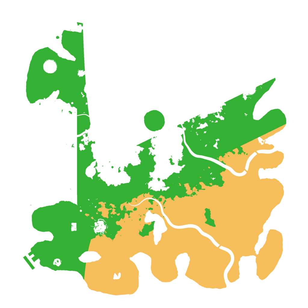 Biome Rust Map: Procedural Map, Size: 4000, Seed: 3864