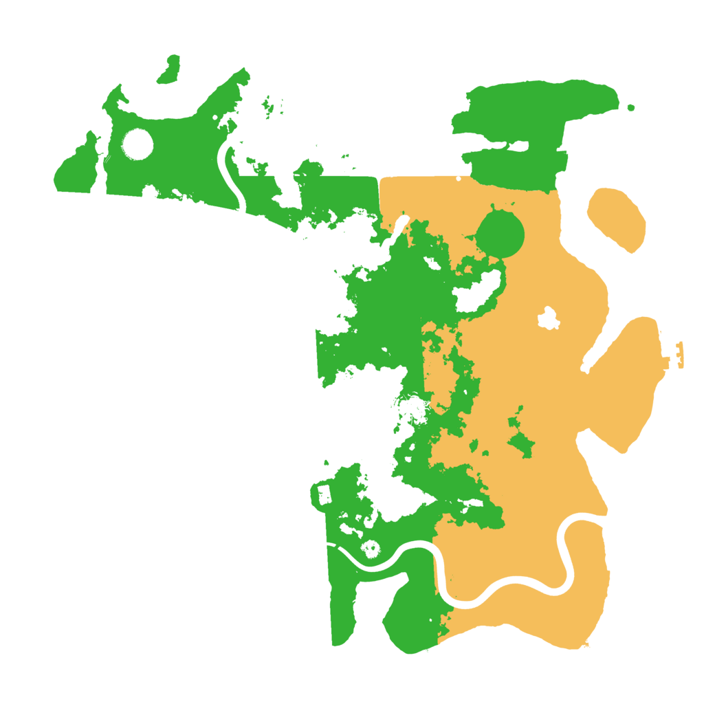 Biome Rust Map: Procedural Map, Size: 4000, Seed: 1276939524