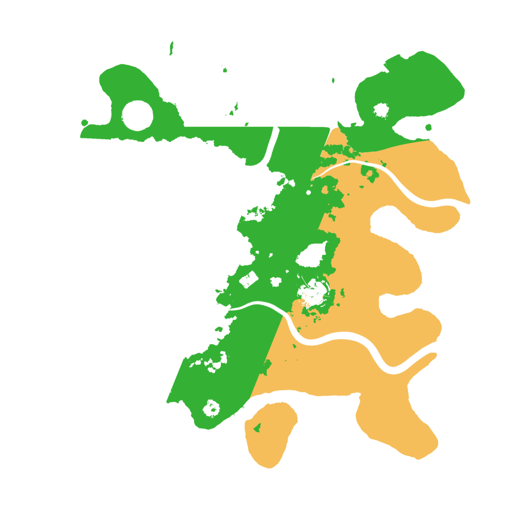Biome Rust Map: Procedural Map, Size: 3100, Seed: 41357743