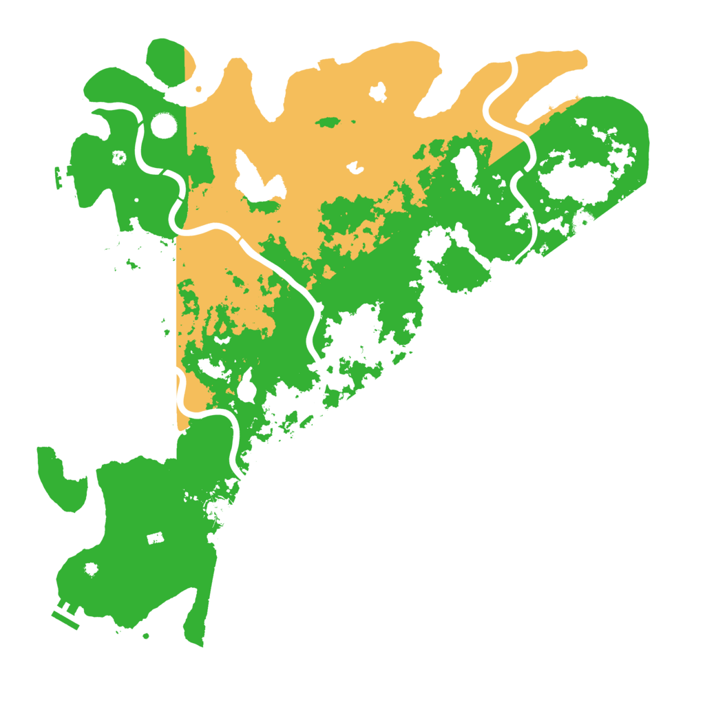 Biome Rust Map: Procedural Map, Size: 4800, Seed: 165539486