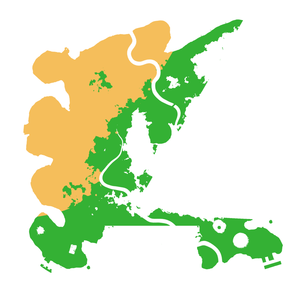 Biome Rust Map: Procedural Map, Size: 3500, Seed: 713077201