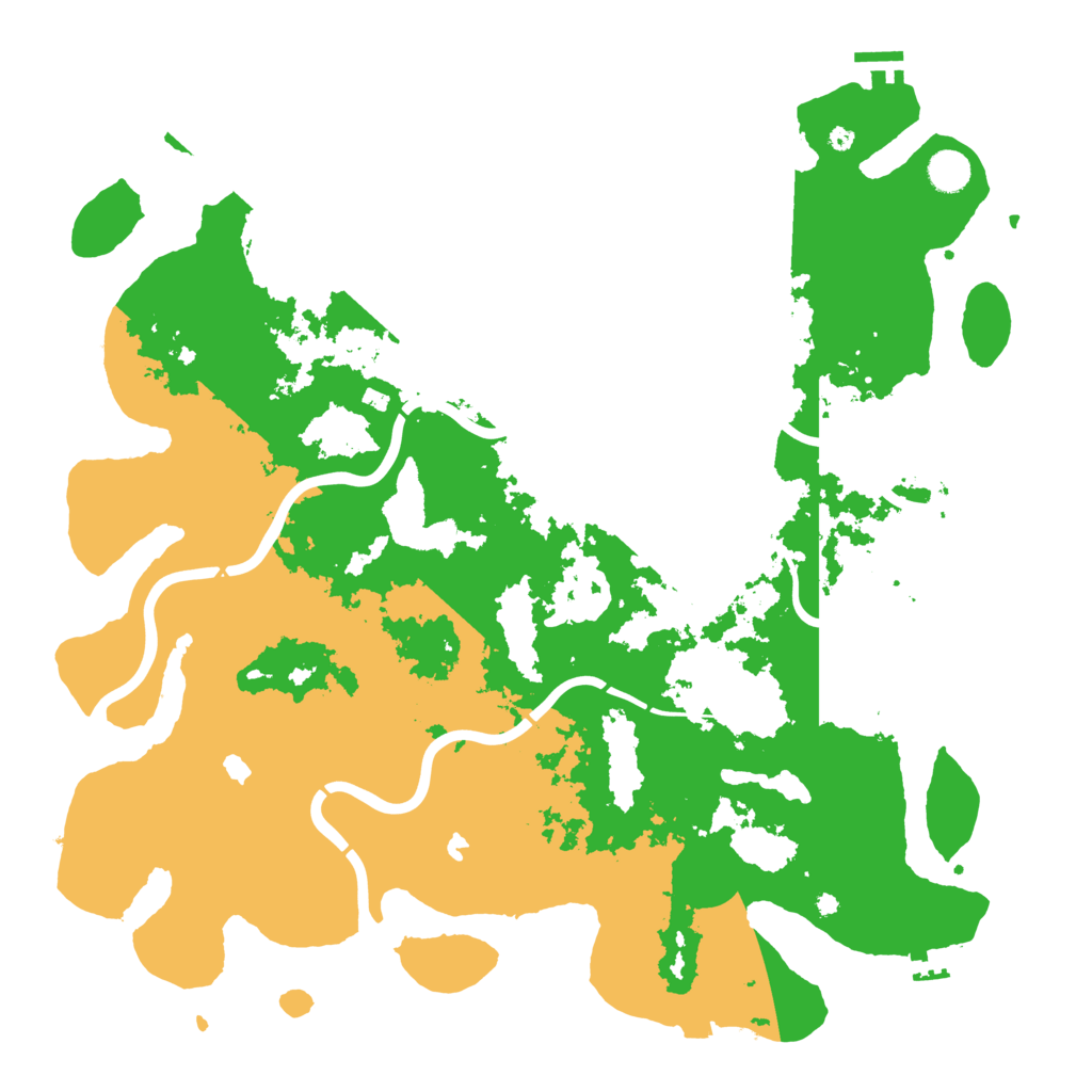 Biome Rust Map: Procedural Map, Size: 4500, Seed: 20260816