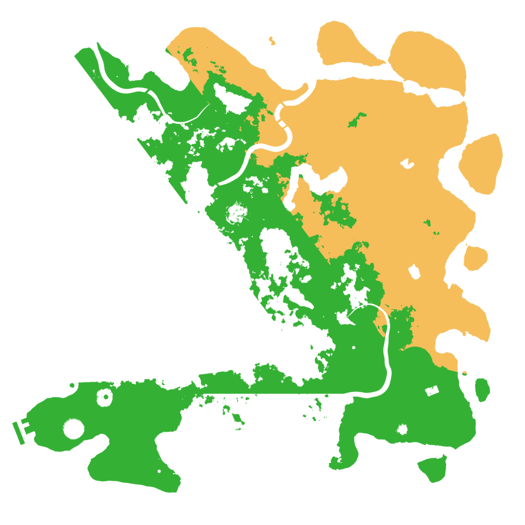 Biome Rust Map: Procedural Map, Size: 4500, Seed: 1453067522
