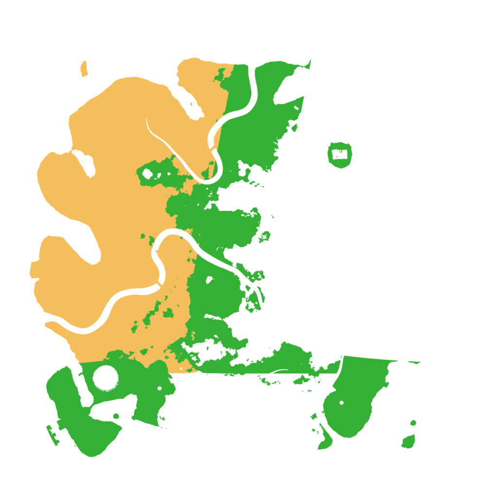 Biome Rust Map: Procedural Map, Size: 3500, Seed: 1736405771