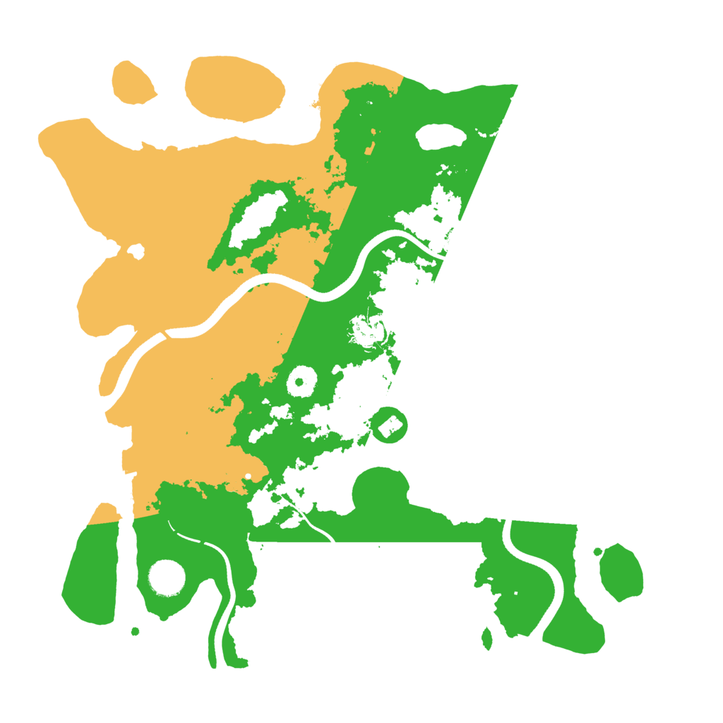 Biome Rust Map: Procedural Map, Size: 3500, Seed: 1455357752