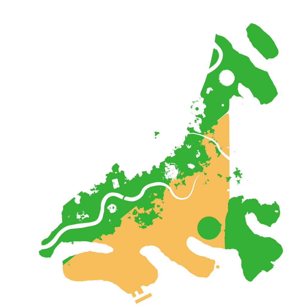 Biome Rust Map: Procedural Map, Size: 3500, Seed: 1377974743