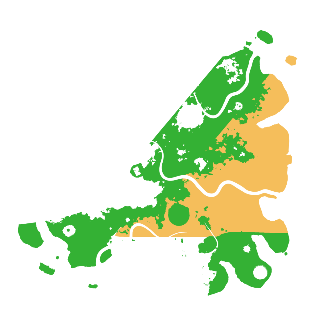 Biome Rust Map: Procedural Map, Size: 3997, Seed: 9472064
