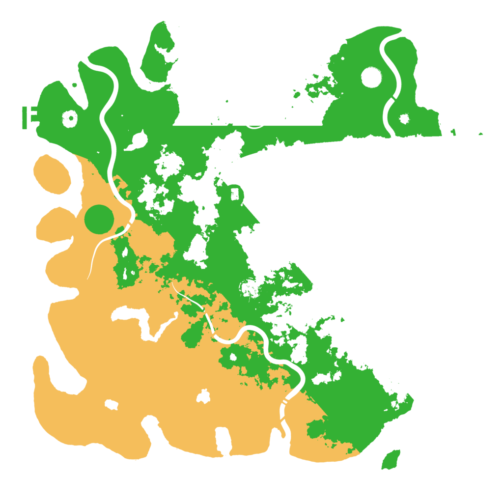 Biome Rust Map: Procedural Map, Size: 4500, Seed: 574743562