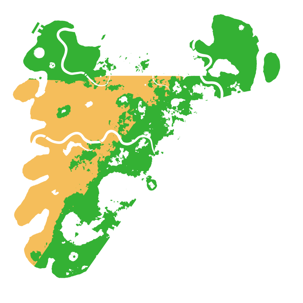 Biome Rust Map: Procedural Map, Size: 5000, Seed: 89985625
