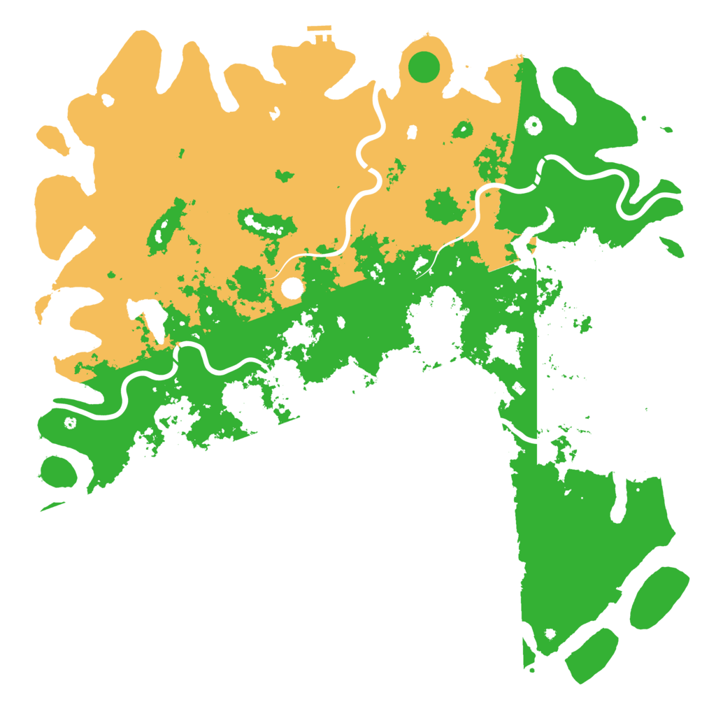 Biome Rust Map: Procedural Map, Size: 6000, Seed: 1503052603