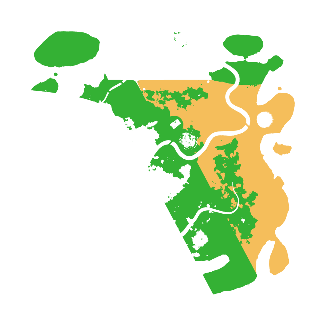 Biome Rust Map: Procedural Map, Size: 3500, Seed: 1889637271