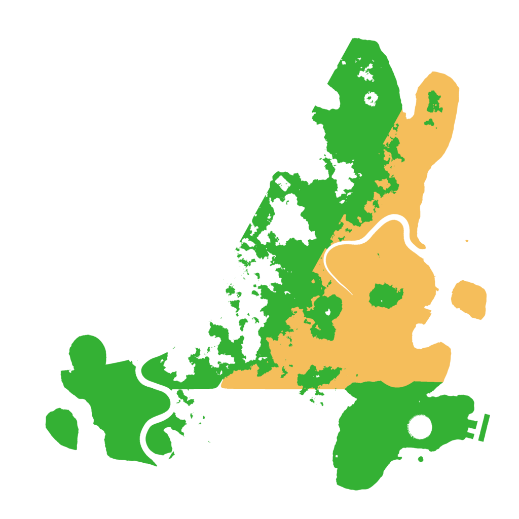 Biome Rust Map: Procedural Map, Size: 3800, Seed: 574266750