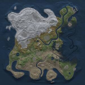 Thumbnail Rust Map: Procedural Map, Size: 3800, Seed: 2085512, 16 Monuments