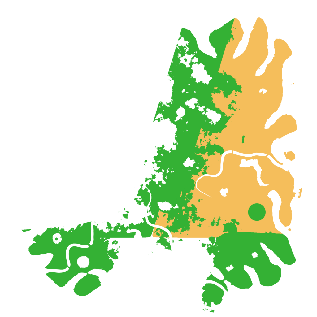 Biome Rust Map: Procedural Map, Size: 4800, Seed: 791228258