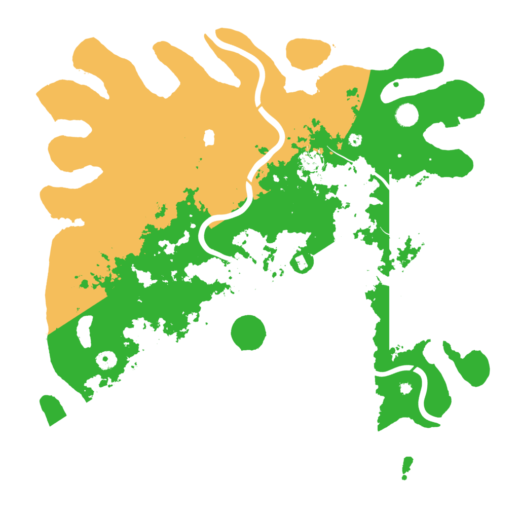 Biome Rust Map: Procedural Map, Size: 4000, Seed: 1199255554