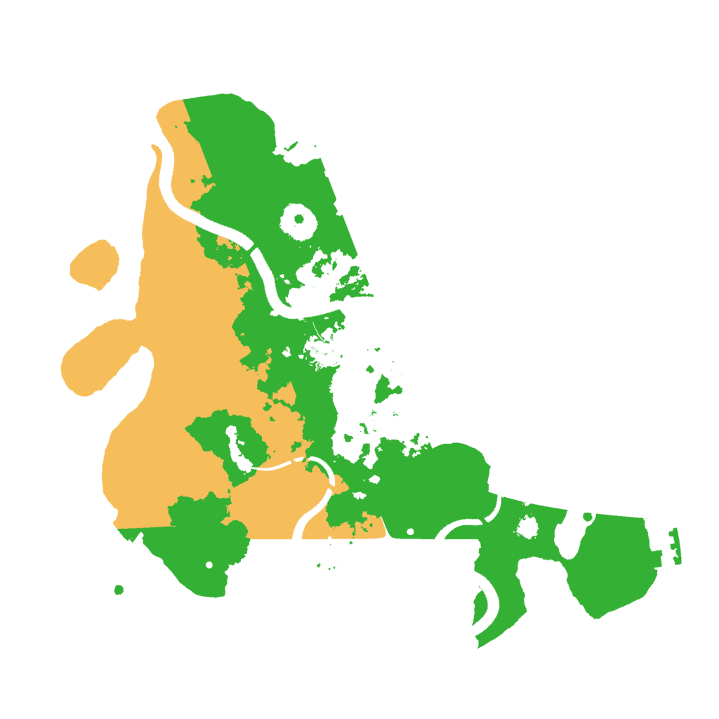 Biome Rust Map: Procedural Map, Size: 3000, Seed: 99584