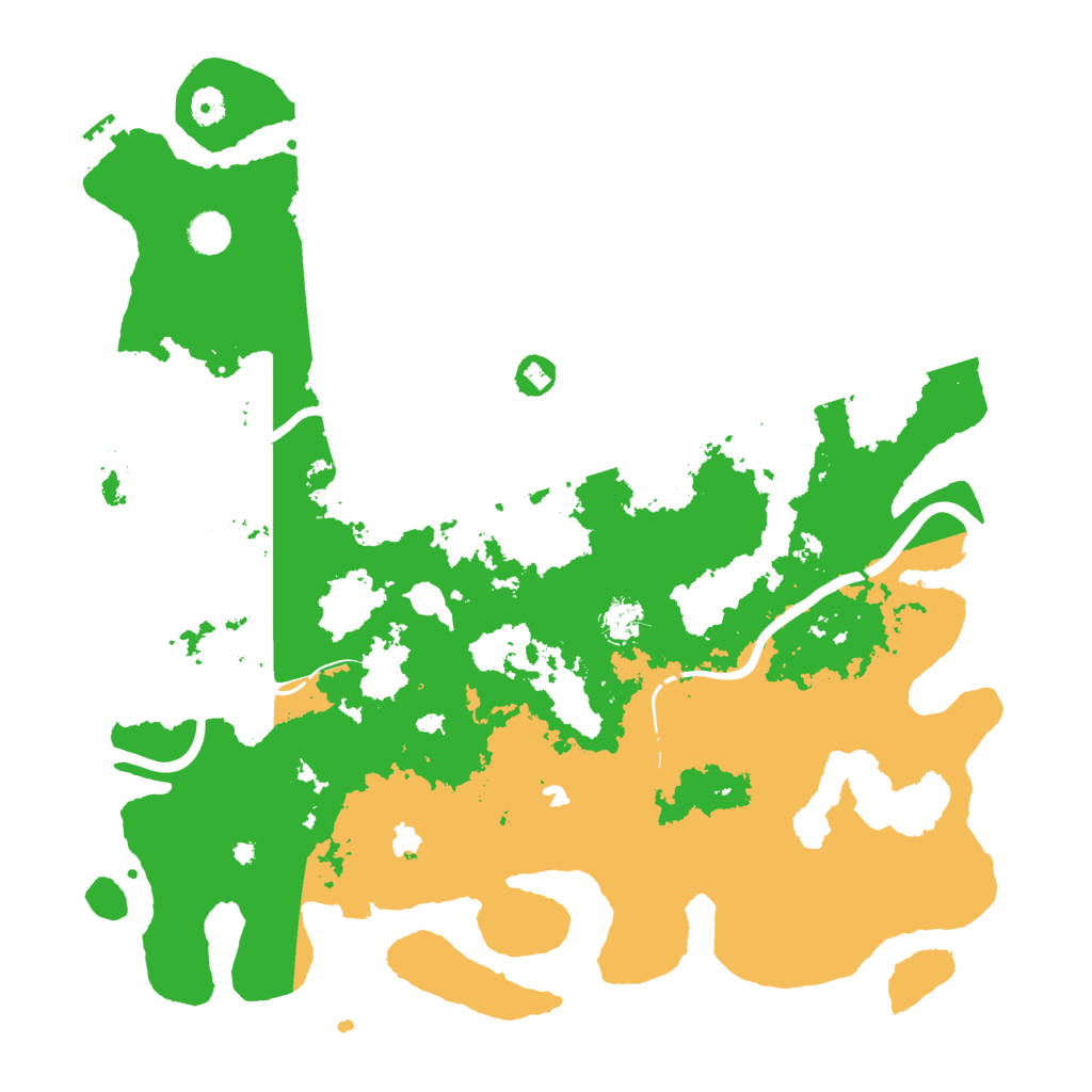 Biome Rust Map: Procedural Map, Size: 4500, Seed: 1539404485
