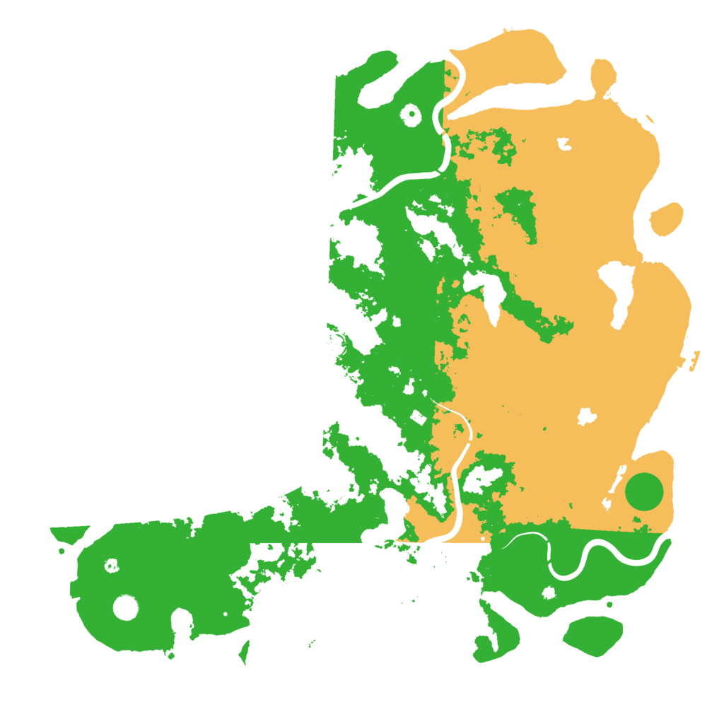 Biome Rust Map: Procedural Map, Size: 5000, Seed: 31512256